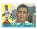 1960 Sandy Koufax Topps Baseball Card