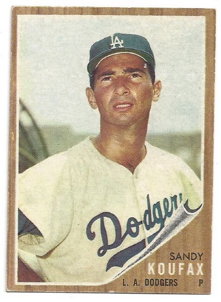 1962 Sandy Koufax Topps Baseball Card