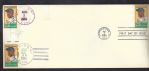 1982 Jackie Robinson (Brooklyn Dodgers)  Triple Cancellation 1st Day Stamp Envelope