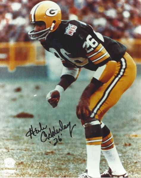 Herb Adderly (Green Bay Packers) Autographed 8 x 10 Photo