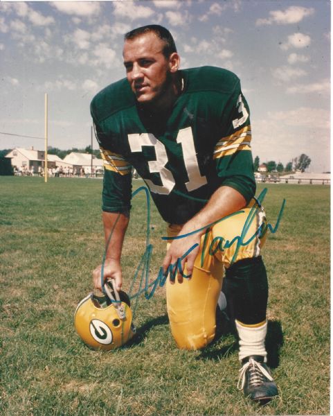 Jim Taylor (Green Bay Packers) Autographed 8 x 10 Photo