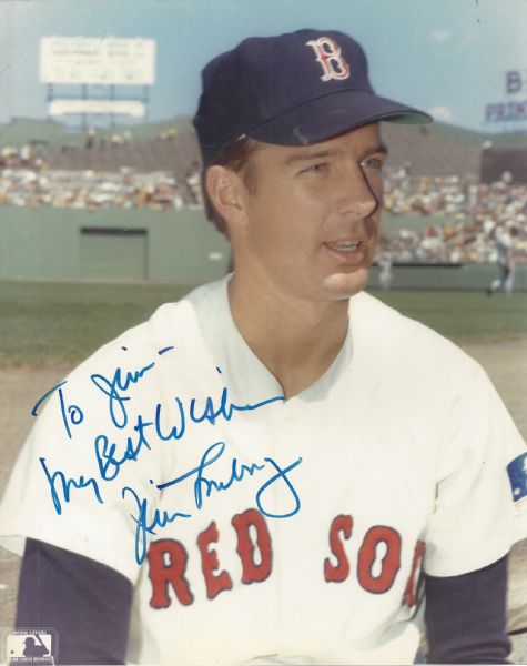 Jim Lonborg (Boston Red Sox) Personalized Autographed 8 x 10 Photo