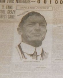 1911 World Series (Game # 3 ) Newspaper Front Page with Christy Mathewson