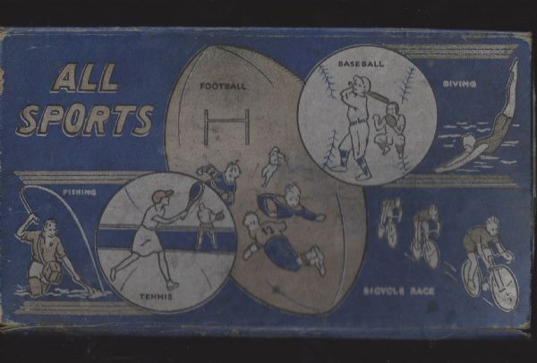 C. 1930's/40's Stylish All Sports Pencil Case Display Box