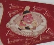 1954 MLB All-Star Game (National League) Scroll Pennant at Cleveland