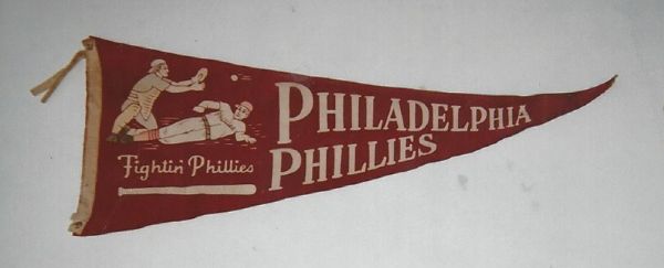 C. 1950 - 51 Philadelphia Phillies Whiz Kids Era Pennant