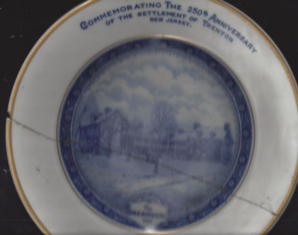 1929 The 250th Anniversary of the Settlement of Trenton (NJ) Decorative Plate