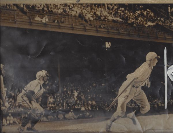 1941 Philadelphia Athletics Large Size Game Action Press Photo