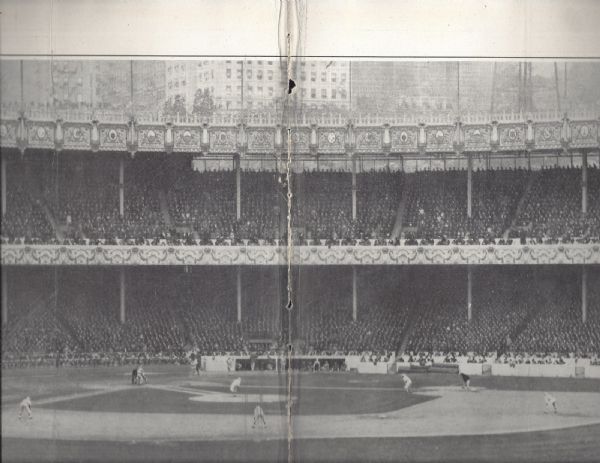 1911 World Series (Giants vs A's) Panoramic Photo at Polo Grounds