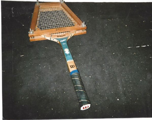 1950's Margaret Connolly (Tennis Champion) Picture Tennis Racket