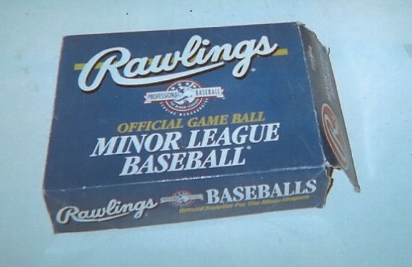 C. 1990's - 2000's Big Box of (12) Rawlings Official Baseballs Signed by Eastern League Players