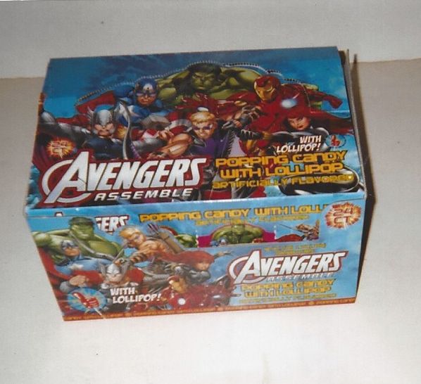 2014 The Avengers - Marvel Super Heroes Empty Candy Display Box 