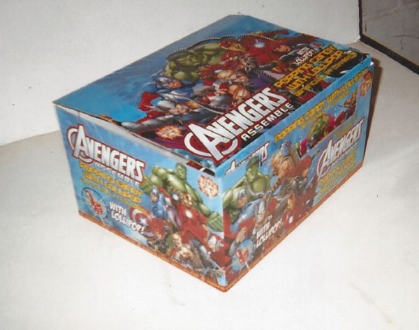 2014 The Avengers - Marvel Super Heroes Empty Candy Display Box 