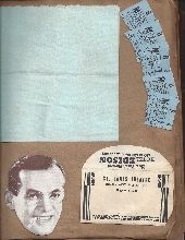 1942 St. Joe's & West Point College Scrapbook filled  with PC's, Tickets & Ephemera