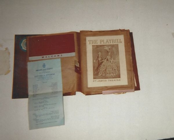 1942 St. Joe's & West Point College Scrapbook filled  with PC's, Tickets & Ephemera