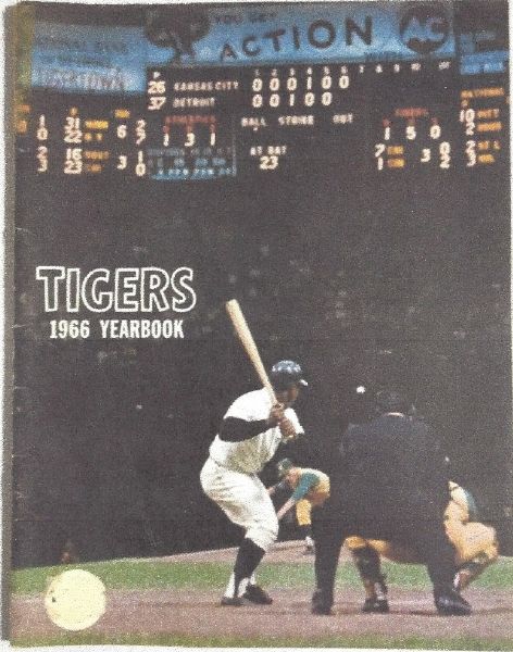 1966 Detroit Tigers Official Yearbook 