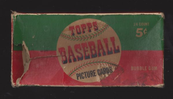 1954 Topps Baseball Empty Wax Display Box - Seldom Seen