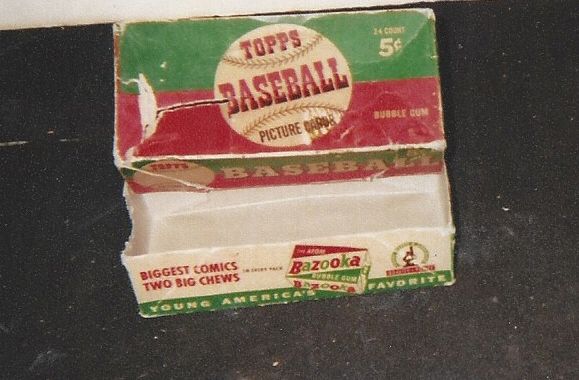 1954 Topps Baseball Empty Wax Display Box - Seldom Seen