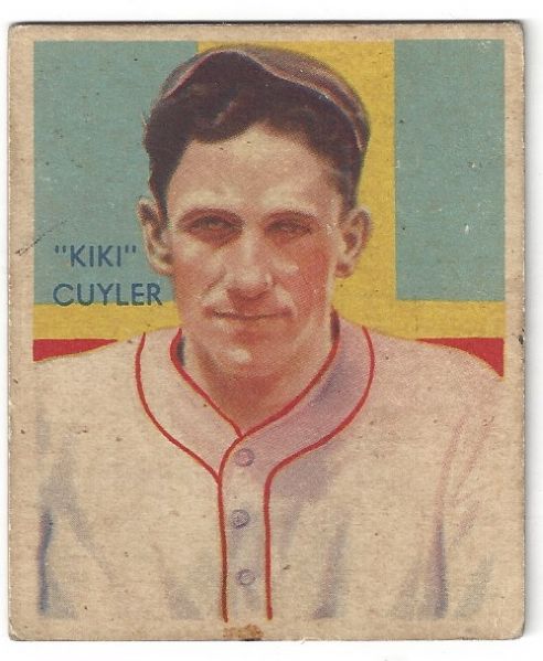1935 Hazen KiKi Cuyler (HOF) Diamond Stars Baseball Card