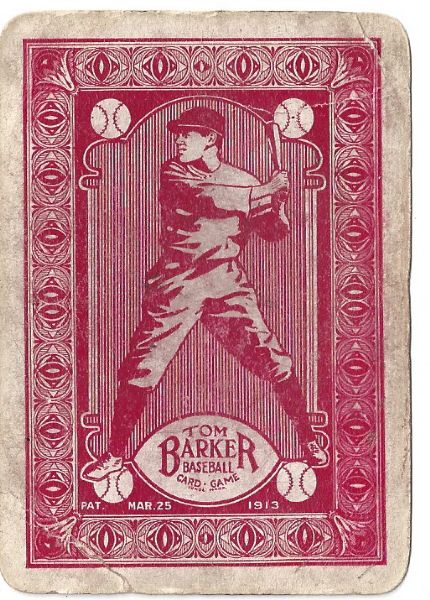 1913 Clyde Milan (Washington-AL) Tom Barker Game Card