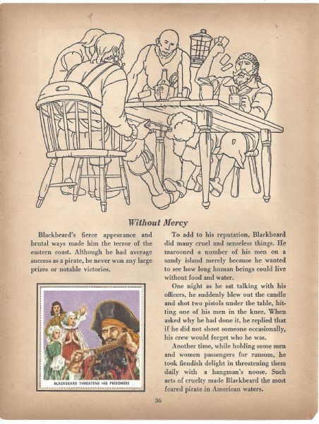 1954 Simon & Schuster: The Golden Play Book of Pirate Stamps 