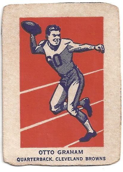 1952 Otto Graham (Cleveland Browns - NFL) Wheaties Football Card