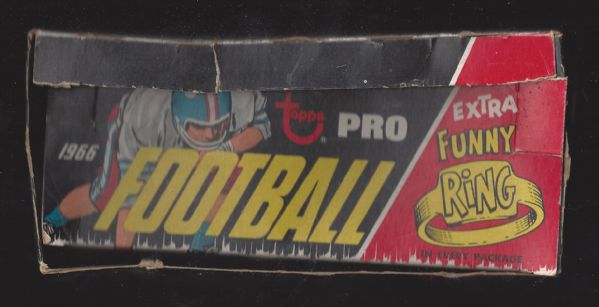 1966 Topps 5 cent Football Empty Wax Display Box