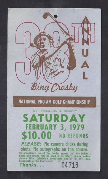 1979 Bing Crosby 38th Annual National Pro-Am Golf Championship 