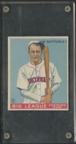 1933 Jim Bottomley (HOF) Goudey Baseball Card