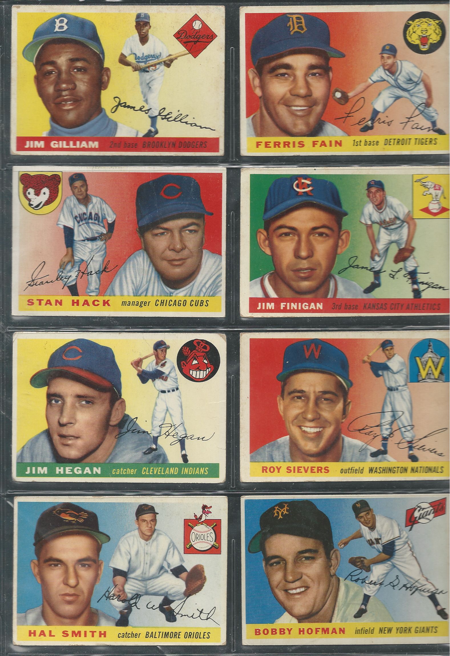 Lot Detail - 1955 Topps Baseball Cards Partial Set of (100)