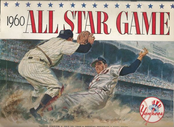 1960 MLB All-Star Game Program at Yankee Stadium