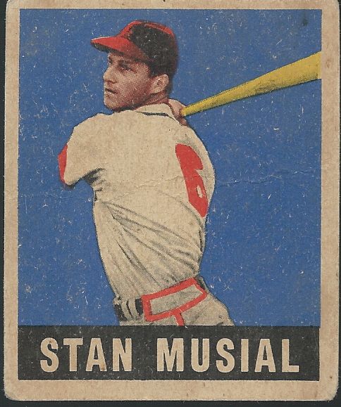 1948 Stan Musial Leaf Rookie Card