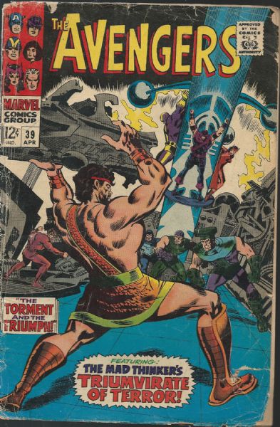 1960's - 70's The Avengers Marvel Comic Group Lot of (2) 