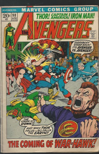 1960's - 70's The Avengers Marvel Comic Group Lot of (2) 