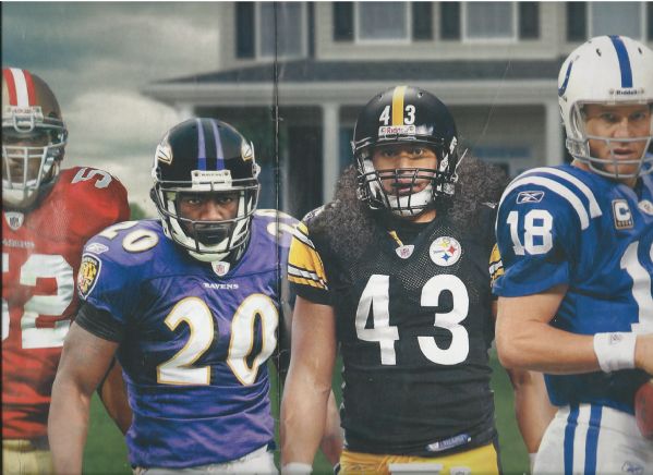 NFL Panoramic Display Poster with Top Stars