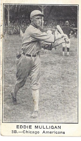 1922 Eddie Mulligan (Chicago - AL) American Caramel E121 Card