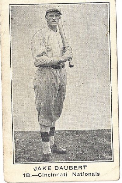 1922 Jake Daubert (Cincinnati - NL) American Caramel E121 Card