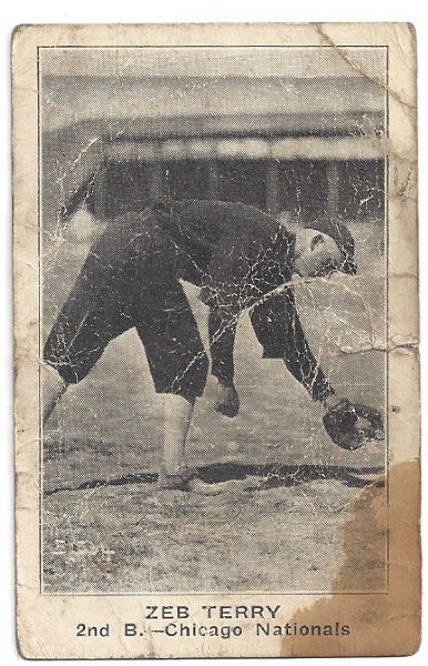 1922 Zeb Terry (Chicago - NL) American Caramel E121 Card