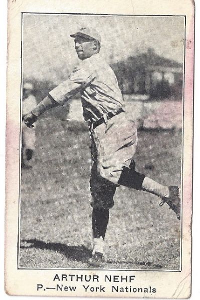 1922 Art Neff (NY - NL) American Caramel E121 Card
