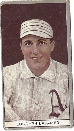1912 Briscoe Lord (Philadelphia A's) T207 Tobacco Card