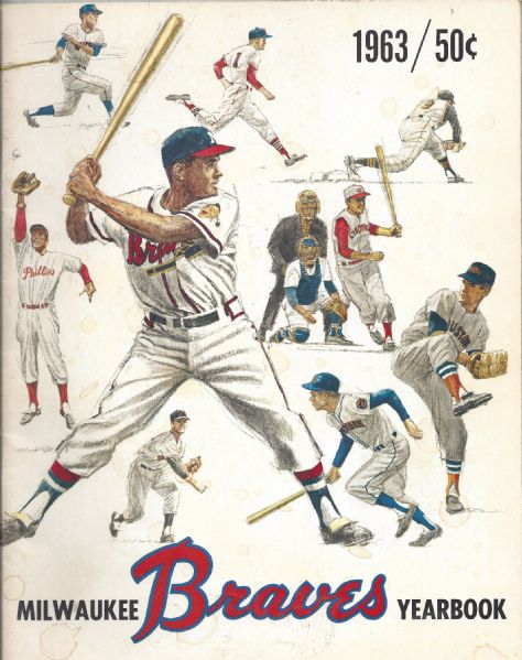  1963 Milwaukee Braves Official Yearbook