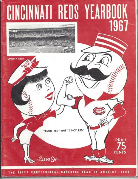 1967 Cincinnati Reds Yearbook