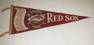 1952 Boston Red Sox Scroll Pennant