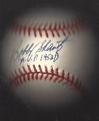 Bobby Shantz 1952 MVP Autographed OAL Baseball 