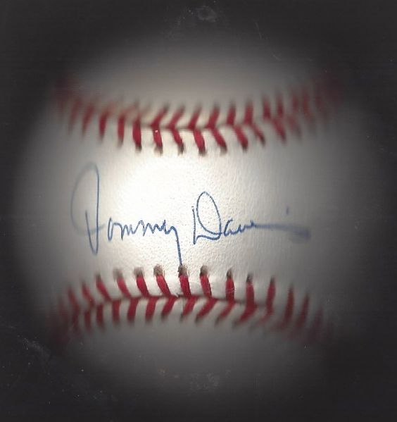 Tommy Davis Autographed ONL Baseball  