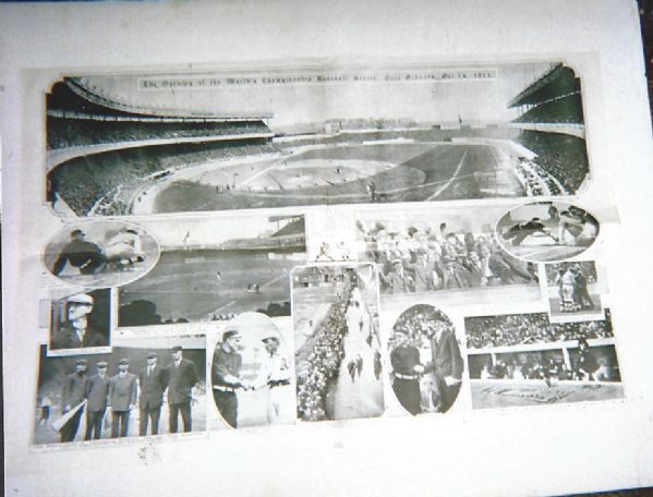 1911 World Series Opening Game at the Polo Grounds Panoramic Photo Print