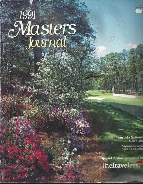 1991 The Masters Golf Tournament Official Program 
