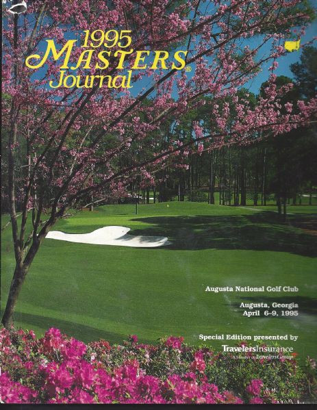 1995 The Masters Golf Tournament Official Program 