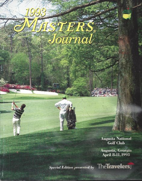 1993 The Masters Golf Tournament Official Program 