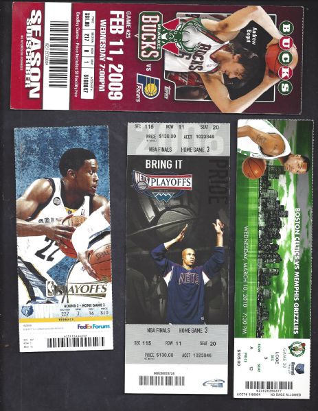 2006 - 2011 NBA pro Basketball Lot # 2 of (7) Tickets 